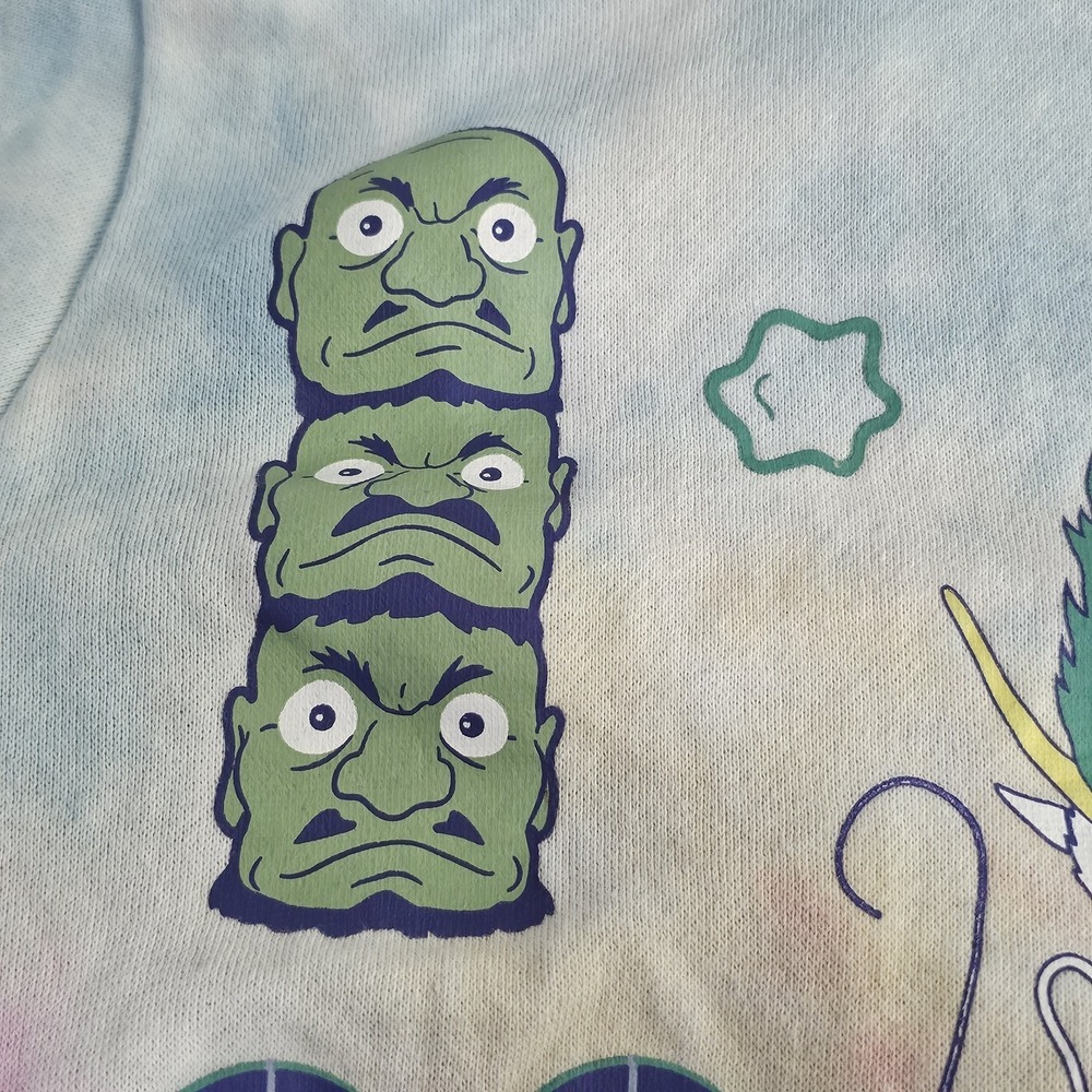 Hayao Miyazaki's Spirited Away Studio Ghibli Tie Dye Hoodie Sweatshirt Medium - Picture 9 of 12